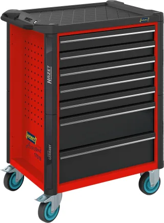 HAZET Werkstattwagen Assistent 179N leer rot - 179N-7-RAL3020