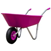 HTI-Living Schubkarre Schubkarre Havel 65 Pink, (Stück, 1-tlg., 1 Schubkarre), Gartenkarre Mehrzweckkarre Bauschubkarre Mistkarre