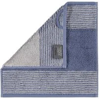 Cawö Handtuch Two-Tone 590 nachtblau