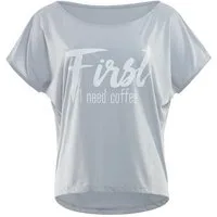 Winshape Oversize-Shirt MCT002 ultra leicht mit weißem Glitzer-Aufdruck