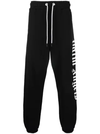 Palm Angels – Jogginghose mit seitlichem Logo in Schwarz