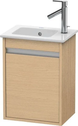 Duravit Ketho Waschtischunterbau wandhängend Natur Eiche Matt 400x285x550 mm - KT6417L3030 KT6417L3030