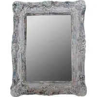 Myflair Möbel & Accessoires Wandspiegel Monja (1-St), rechteckig, verzierter Rahmen aus Holz, Shabby Optik