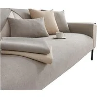 Agger Sofaschoner Sofa Überzug Weiche Chenille Sofabezug Hund Katze Sofaschoner, Anti Rutsch Vintage Couch Überzug für 1 2 3 4 Sitzer Sofa