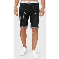Indicode Jeansshorts Herren Roberts Jeans Shorts Herrenshorts aus elastischer Baumwoll-Qualität
