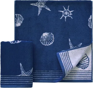 Dyckhoff Handtücher "Seashell" mit Muschelmuster