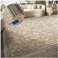 Villeroy & Boch Teppich Ambroise, rechteckig, Höhe: 5,5 mm, Wohnzimmer, Schlafzimmer, Modern, Hoch-Tief Effekt, Flur
