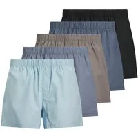 Jack & Jones Boxershorts JACMILANO WOVEN BOXERS 5 PACK NOOS (Packung, 5-St)