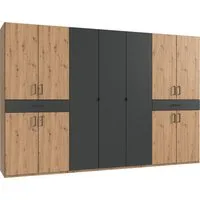 Wimex Drehtürenschrank Tibet Kleiderschrank mit sehr viel Stauraum, große Farbauswahl mit jeweils 2 Schubladen auf bequemer Zugriffshöhe, in 3 Breiten