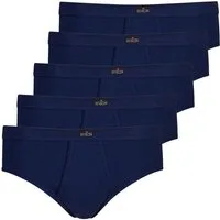 Schöller Slip 5er Pack Herren Slip mit Eingriff Baumwolle (Packung, 5-St) mit eingriff