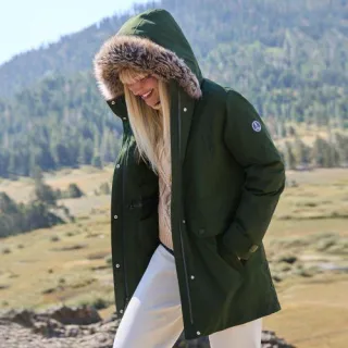 Expeditions-Daunenparka für Damen in Petite-Größe, Damen, size: petite, Beige, Polyester, by Lands' End