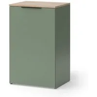Vicco Kommode Wido, Grün/Sonoma, 50 x 80 cm mit Regal (1 St)