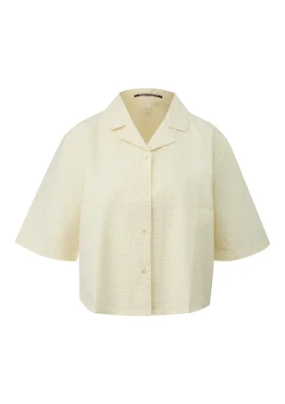 qs - Bluse gelb - Gr. - 42