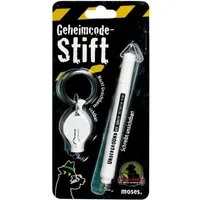 moses Spiel Geheimcodestift, Geheimschrift unsichtbar UV Tinte Dedektiv Geheimstift UV-Licht