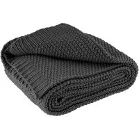 Wohndecke Strick, wometo, OEKO-TEX®, Kuscheldecke mit edlem & schlichtem Strickmuster