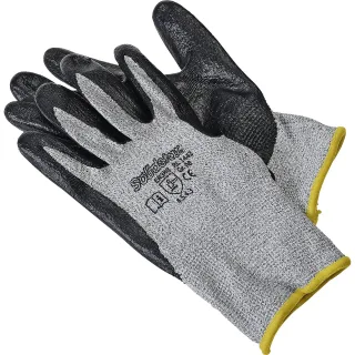 Arbeitshandschuhe Nitrl grau/schwarz - 1442GR.10