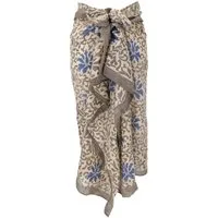 Guru-Shop Sarong Leichter Pareo Schal, Sarong, handbedrucktes..