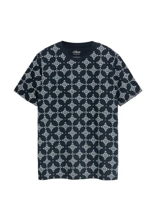 s.Oliver - T-Shirt blau - Gr. - M