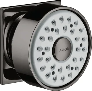 Hansgrohe Seitenbrause Axor eckig Polished Black Chrome 28469330