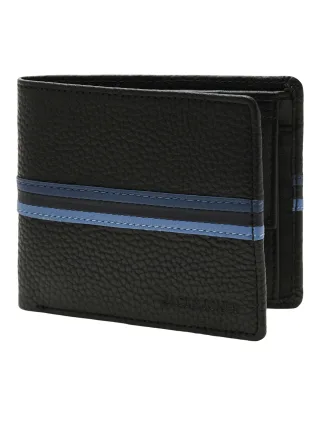 JACK&JONES - JACANTHONY LEATHER WALLET black - Gr. - ONE SIZE