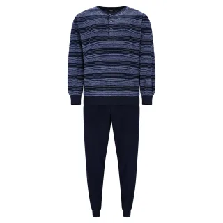 Hajo Schlafanzug Klima Frottee Pyjama