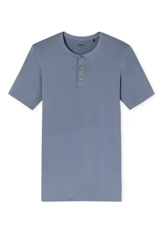 SCHIESSER - Henley-Shirt blaugrau - Gr. - 5