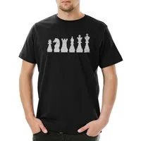 Urban Backwoods Print-Shirt Chess II Herren T-Shirt Schachmatt Schach Checkmated Queen Spiel (1-tlg) Königin König Springer Läufer