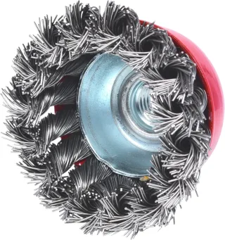 KS Tools Rostfreie Stahldrahttopfbürste 0,5mm - 340.0025