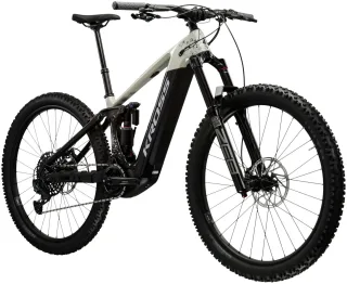 Kross "KROSS E-MTB Moon Boost 1.0 29" grau" 12 Gang SRAM GX EAGLE Schaltwerk Kettenschaltung Mittelmotor 250 W mit Carbon-Rahmen und -Gabel, Pedelec, Elektrofahrrad für Damen und Herren, MTB