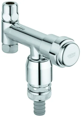 GROHE WAS-Ventil Eckfix 41033 Design-Gr. DN10 mit RV u. Rohrbelüfter chrom 41033000