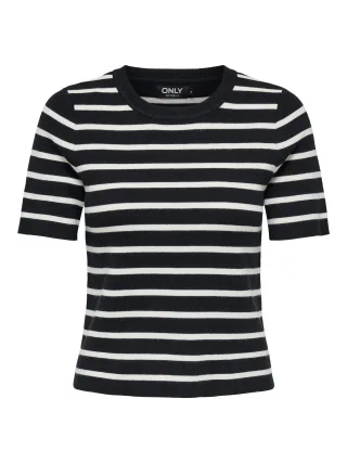ONLY - ONLFIE 2/4 PULLOVER CC KNT black - Gr. - L