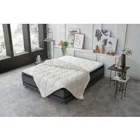 Yatas Bedding Naturhaarbettdecke Superwashed Wolle, Bettdecke 135x200, 200x200 cm & weitere Größen, Sommer, Herbst, allergiker geeignet (Hausstauballergiker)