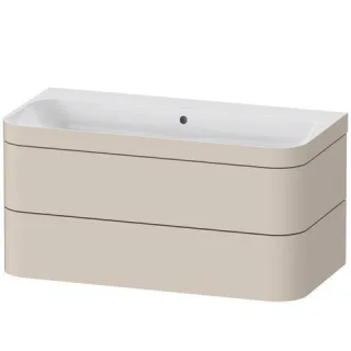 Duravit Happy D.2 Plus c-bonded Set wandhängend Taupe 975x490x480 mm - HP4638N8383 HP4638N8383