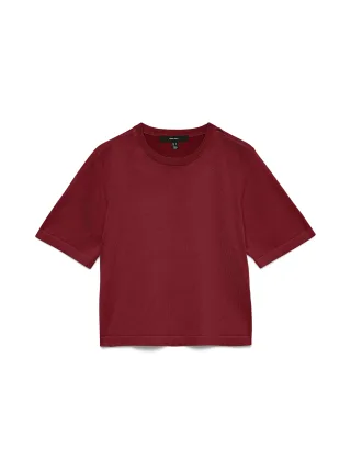 VERO MODA - VMSILJE 2/4 O-NCK OVERSIZE PULL GA NOOS Biking Red - Gr. - S