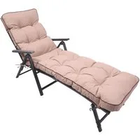 TexDeko Liegenauflage Ecolen Premium 190x60x8cm, Antirutsch-Boden, Polster für Gartenliege, UV-beständig, Wasserabweisend