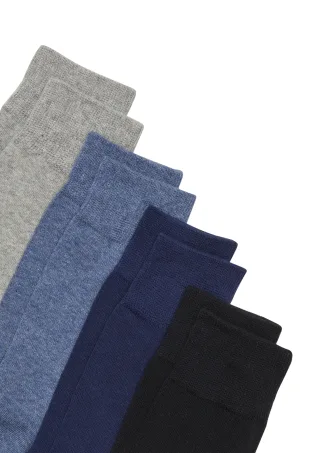 s.Oliver Socken "essentials" 8 Paar, 8 Paar tlg. mit weichem Bund