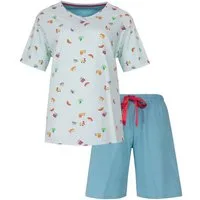 Tenderness Shorty Modischer Damen Schlafanzug kurz (2 tlg) Baumwolle