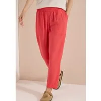 CECIL Stoffhose Style Chelsea Sommerhose mit elastischem Bund / Viskose