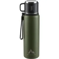 McKINLEY Trinkflasche Isolierflasche 0,8L + Becher GREEN DARK