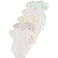 Next Kurzarmbody Kurzärmelige Baby Bodysuits im 5er-Pack (5-tlg)