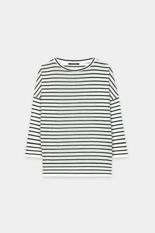 Luisa Cerano - Shirts Weiblich navy blue / cream - Gr. - 40