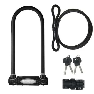 Master Lock Bügelschloss Stahl 13mm mit Halterung 8285EURDPRO