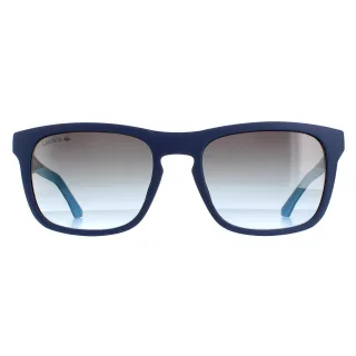 Lunettes de soleil Lacoste L956S 401 Gradient gris bleu mat