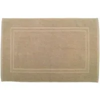 Julie Julsen Badematte 1-Badematte-Sand-50 x 40 cm, Baumwolle, Doppelrahmen