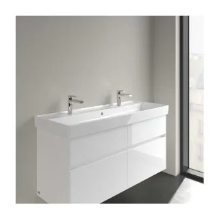 Villeroy & Boch Collaro Waschtisch 4A33C401 weiss, mit Hahnloch und Überlauf, 120x47cm