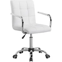 Yaheetech Drehstuhl höhenverstellbar Chefsessel, ergonomischer Bürostuhl auf Rädern