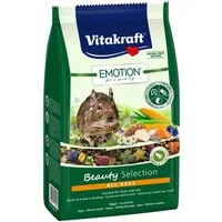 Vitakraft Emotion Beauty All Ages, Degufutter, 600g, Hauptfutter für: Degu