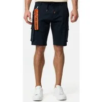 Indicode Cargoshorts Herren INArnold Cargo Shorts Herrenshorts mit 6 Taschen und Kordelzug