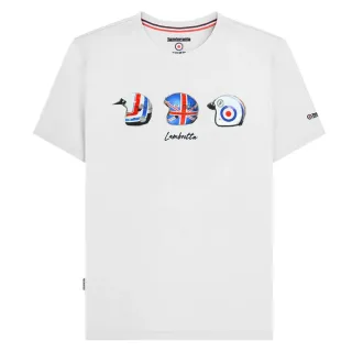Lambretta - "SS25" T-Shirt für Herren (Weiß)