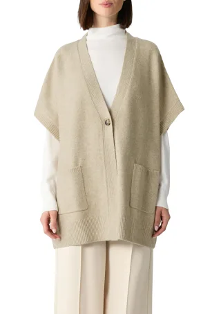 comma - Indoor-Poncho beige - Gr. - ONESIZE
